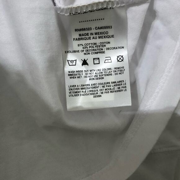 Nike‎ Dri-Fit Men's Tee Shirt Size Large White Graphic Print Long Sleeve NEW - Picture 14 of 15